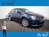 Graphite Blue Nissan Sentra in 2016