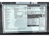 2021 Mercedes-Benz E 63 S AMG 4Matic Sedan Window Sticker