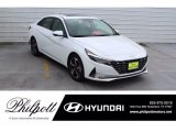 2021 Quartz White Hyundai Elantra Limited #141184220