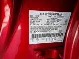 2021 Mustang Mach-E Color Code for Rapid Red Metallic - Color Code: D4