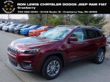 2021 Velvet Red Pearl Jeep Cherokee Latitude Lux 4x4 #141194627