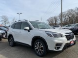 2021 Crystal White Pearl Subaru Forester 2.5i Limited #141214629