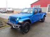 2021 Hydro Blue Pearl Jeep Gladiator Sport 4x4 #141225935