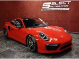 Carmine Red Porsche 911 in 2019