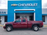 2009 Deep Ruby Red Metallic Chevrolet Silverado 1500 LT Extended Cab #141234583
