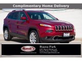 2017 Deep Cherry Red Crystal Pearl Jeep Cherokee Limited #141247593
