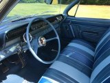 1962 Pontiac Catalina Sports Coupe Ventura Tri Blue Interior