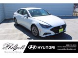 2021 Quartz White Hyundai Sonata SEL #141270597