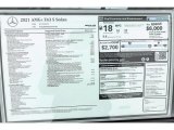 2021 Mercedes-Benz E 63 S AMG 4Matic Sedan Window Sticker