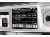 2021 GLE Color Code for Iridium Silver Metallic - Color Code: 775