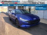 2021 Intense Blue Hyundai Elantra SEL #141306405