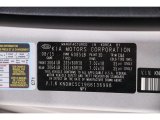 2016 Sedona Color Code for Bright Silver - Color Code: 3D