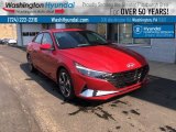 2021 Calypso Red Hyundai Elantra SEL #141306402