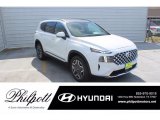 2021 Quartz White Hyundai Santa Fe Limited #141319158