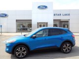 2021 Velocity Blue Metallic Ford Escape SE 4WD #141332888