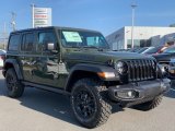 2021 Sarge Green Jeep Wrangler Unlimited Willys 4x4 #141332684