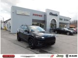 2021 Diamond Black Crystal Pearl Jeep Cherokee Latitude Plus 4x4 #141347731