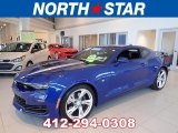 2020 Riverside Blue Metallic Chevrolet Camaro SS Coupe #141347633