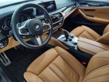 2018 BMW 5 Series 530e iPerfomance Sedan Cognac Interior