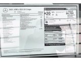 2021 Mercedes-Benz GLE 53 AMG 4Matic Coupe Window Sticker