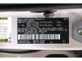 2019 GX Color Code for Silver Lining Metallic - Color Code: 1J4