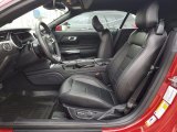 2019 Ford Mustang GT Premium Convertible Ebony Interior