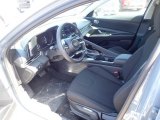 2021 Hyundai Elantra Blue Hybrid Black Interior
