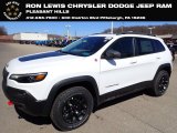 2021 Bright White Jeep Cherokee Traihawk 4x4 #141451020