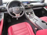 2020 Lexus IS 350 F Sport Rioja Red Interior