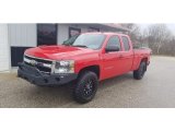 2011 Victory Red Chevrolet Silverado 1500 LS Extended Cab 4x4 #141485050
