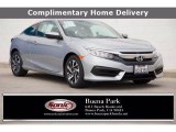 2018 Lunar Silver Metallic Honda Civic LX Coupe #141495864