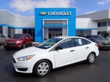 2015 Oxford White Ford Focus S Sedan #141513120