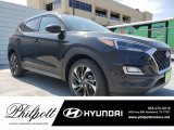 2021 Black Noir Pearl Hyundai Tucson Sport #141513162