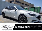 2021 Quartz White Hyundai Sonata Limited #141513160