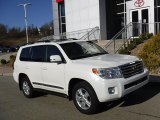 Blizzard Pearl Toyota Land Cruiser in 2014