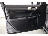 2016 Lexus CT 200h Hybrid Door Panel