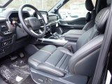 2021 Ford F150 Platinum SuperCrew 4x4 Black Interior