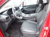 2021 Hyundai Santa Fe SEL AWD Black Interior
