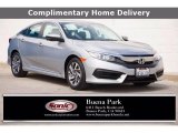 2018 Lunar Silver Metallic Honda Civic EX Sedan #141550833