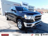 2021 Diamond Black Crystal Pearl Ram 1500 Big Horn Quad Cab 4x4 #141563751