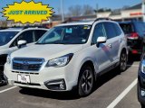 Crystal White Pearl Subaru Forester in 2017