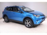 2018 Electric Storm Blue Toyota RAV4 XLE #141592558