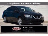 2019 Super Black Nissan Sentra S #141610714