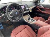 2021 BMW 4 Series 430i Convertible Tacora Red Interior