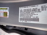 2022 Odyssey Color Code for Lunar Silver Metallic - Color Code: NH830M