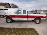 1996 Oxford White Ford F250 XLT Extended Cab 4x4 #141634952