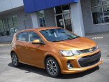 2017 Orange Burst Metallic Chevrolet Sonic LT Hatchback #141661848