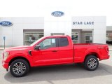 2021 Race Red Ford F150 STX SuperCab 4x4 #141690064