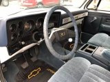 1984 Chevrolet C/K C10 Silverado Regular Cab Blue Interior