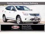 Pearl White Nissan Rogue in 2013